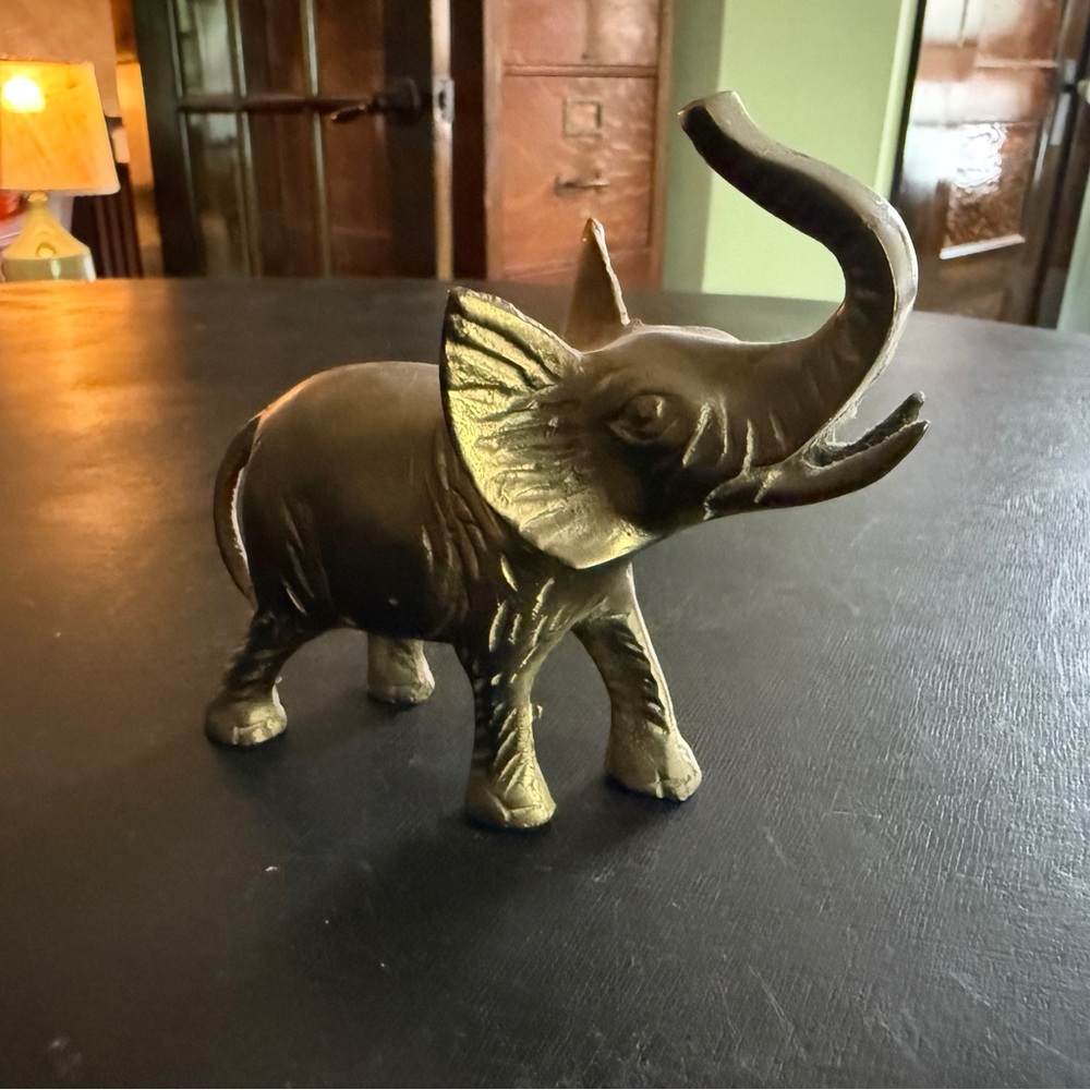 Brass Elephant Figurine